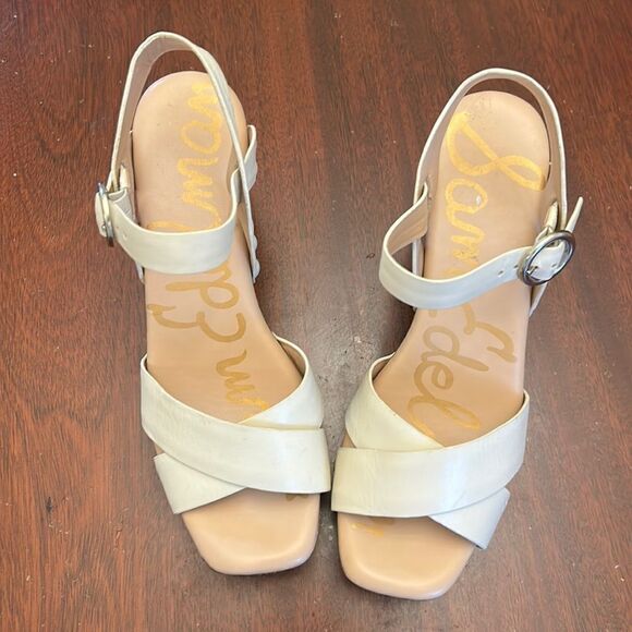 Sam Edelman Josefine cream platform heel Size 6 NWOT - Picture 1 of 10